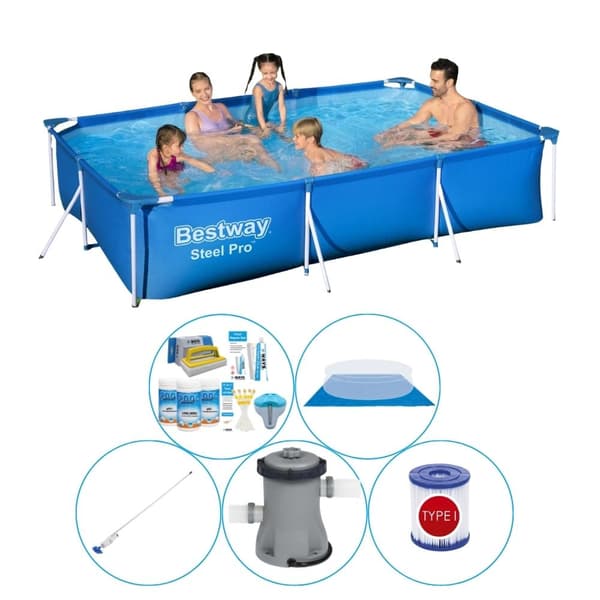 Bestway Steel Pro 300x201x66 cm - Uima-allasyhdistelmä
