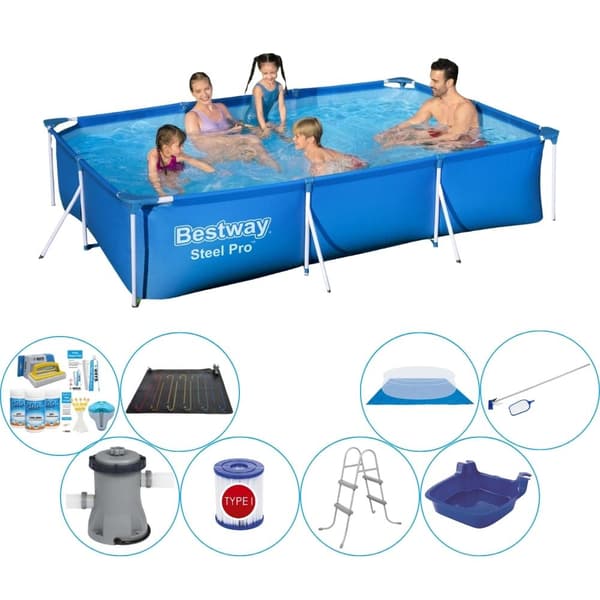 Bestway Steel Pro 300x201x66 cm - Pool med tilbehør