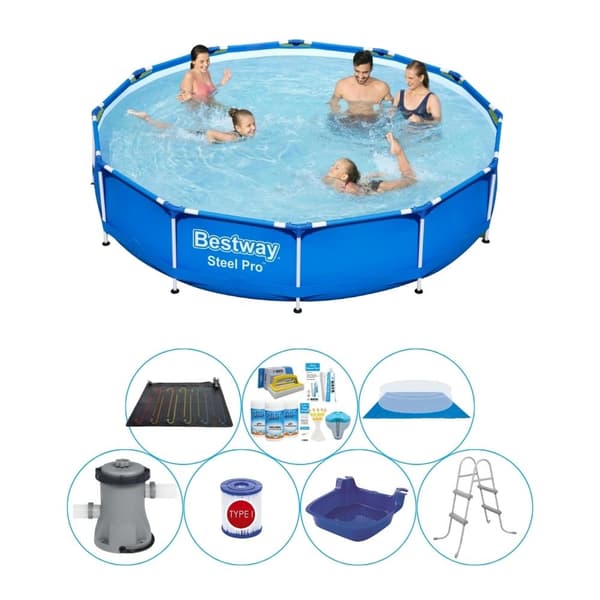 Bestway Steel Pro 366x76 cm - Pool med tilbehør