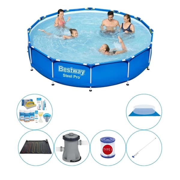 Poolsæt - Bestway Steel Pro 366x76 cm