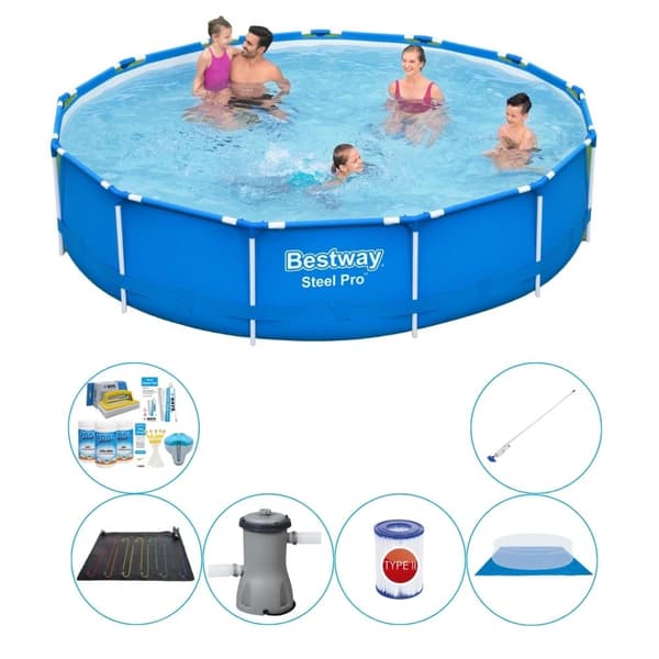 Poolsæt - Bestway Steel Pro 396x84 cm