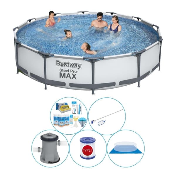 Allas plus tilbehør - Bestway Steel Pro MAX 366x76 cm
