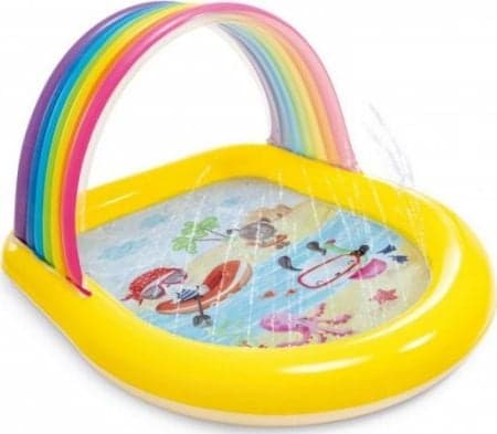 Intex Rainbow Arch Spray Pool, 84 L, Puhallettava uima-allas, Lapsi, Monivärinen, 1,9 kg