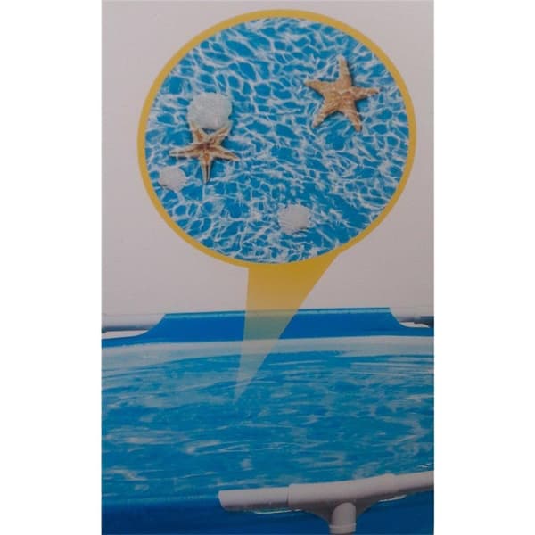 Intex 28206NP Beachside Metallram Simbassäng 305x76 cm utan filterpump