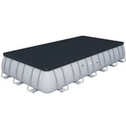 Maanpäällisen uima-altaan syvyys 7,3x3,7m - 132cm syvyys | Bestway Power teräs (56474)