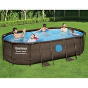 Dybde over bakken basseng 4,27x2,5m - 1m dybde | Power Steel Swim Vista II (56714)