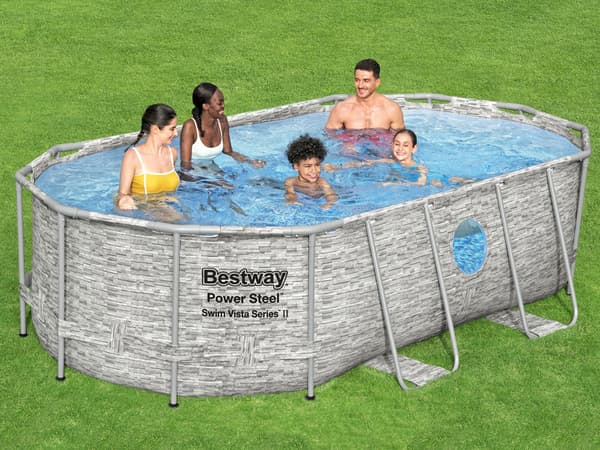 Bestway-allas - Power Steel - 427x250x100cm - kiviseinä