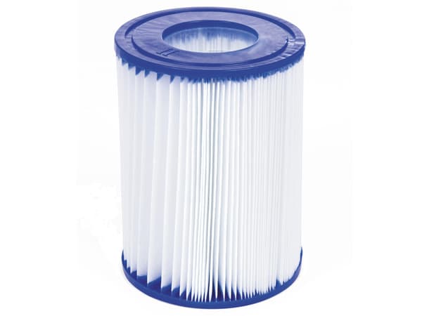 Bestway pool - med pumpe og pooltrappe - 396x122 cm - hvid