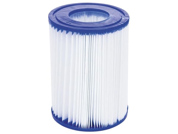 Bestway pool - med pump och pooltrappa - 366x100 cm - trä