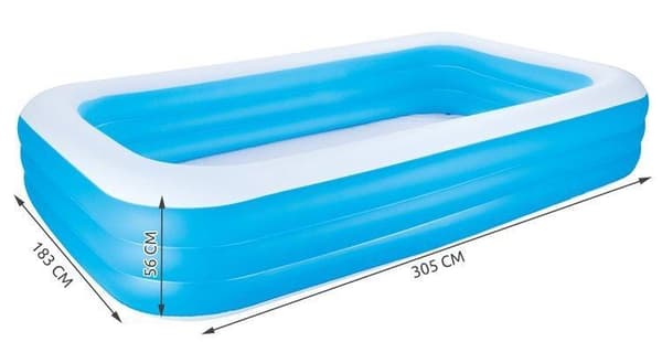 Oppustelig pool - 1161L - Bestway - 305cm/183cm/56cm