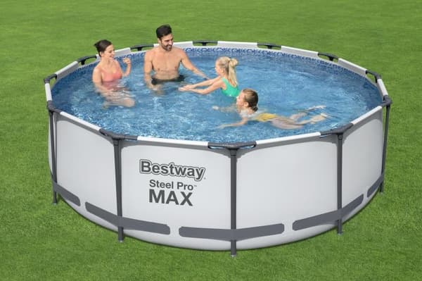 Bestway - overjordisk pool - 366x100 cm - komplet med tilbehør