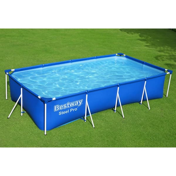 Bestway Basseng over bakken 4x2m - 81cm dyp | Stål Pro (56405)