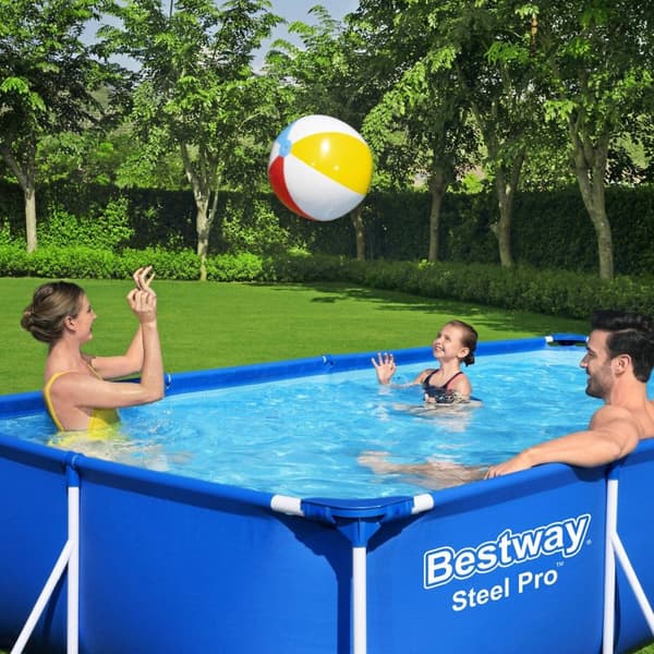 Bestway Basseng over bakken 4x2m - 81cm dyp | Stål Pro (56405)