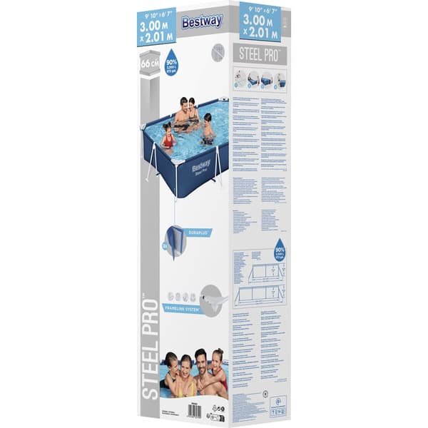 Bestway Steel Pro -allas 300 x 201 x 66 cm