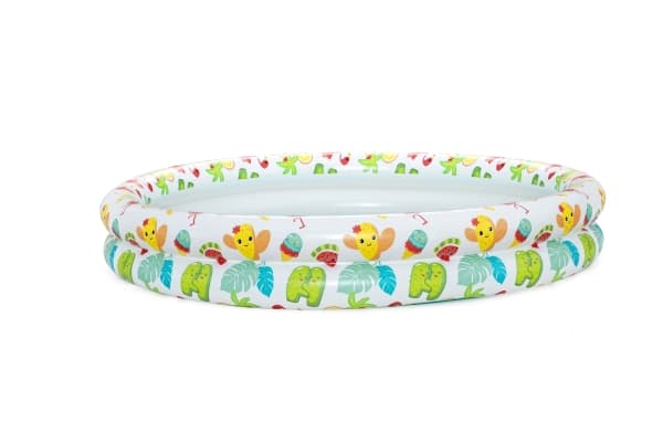 Bestway 51124 / 23, Oppblåsbart basseng, 137 l, Rund, 3 år, Flerfarget