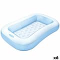 Miniatyrbillede 1 af 5: Oppustelig Pool til Børn Intex Rektangulær Blå Hvid 90 L 166 x 25 x 100 cm (6 enheder)