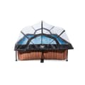Miniatyrbild 6 av 11: Exit Wood Pool 300X200X65Cm Med Filterpump Och Tak - Brun