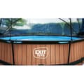 Miniatyrbild 4 av 11: Exit Wood Pool Ø360X76Cm Med Filterpump Och Tak - Brun