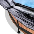 Miniatyrbild 8 av 11: Exit Wood Pool Ø360X76Cm Med Filterpump Och Tak - Brun