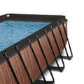 Miniatyrbild 7 av 11: Exit Wood Pool 400X200X122Cm Med Filterpump - Brun