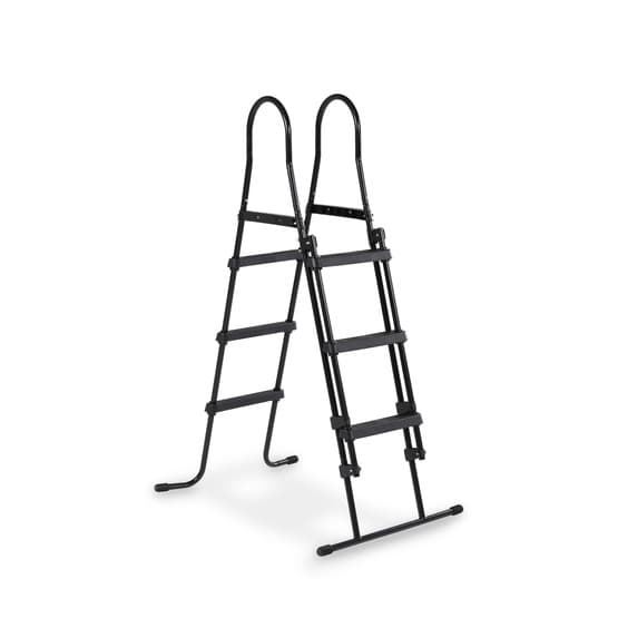 Exit Poolstege För Ramhöjd 91-107Cm - Svart