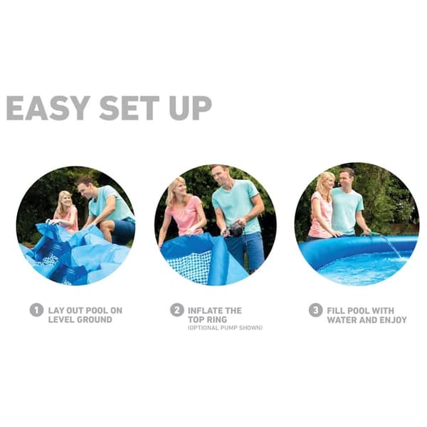 INTEX Uima-allas Easy Set suodatinjärjestelmällä 457x84 cm