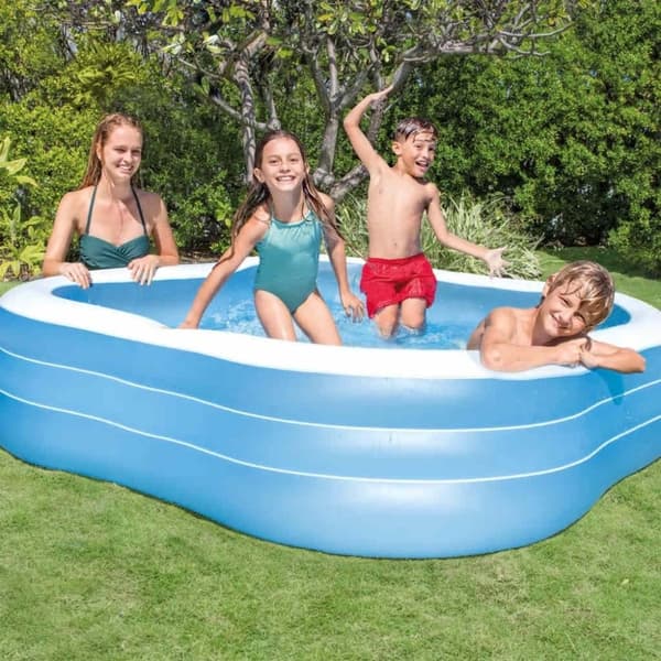 INTEX Swim Center badebassin Beach Wave 229x229x56 cm 57495NP