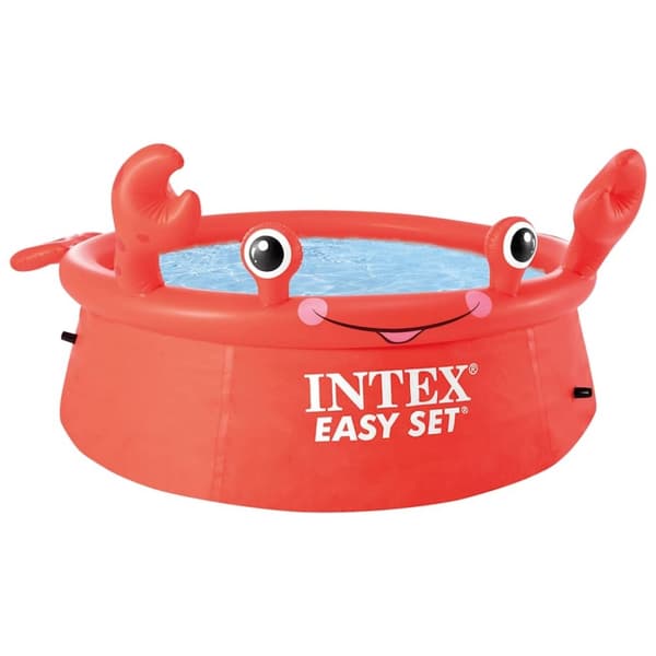 INTEX Oppblåsbart basseng Happy Crab Easy Set 183x51 cm