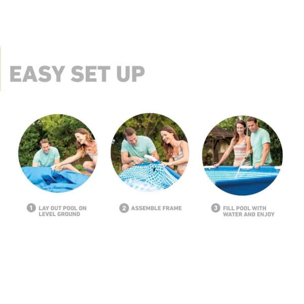 INTEX Pool Metal Frame 366x76 cm 28210NP