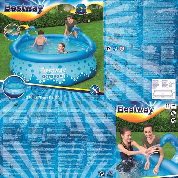 Bestway Easy Set Uima-allas OctoPool 274x76 cm