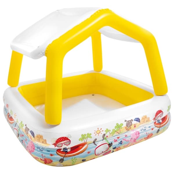 INTEX Inflatable Sunshade Uima-allas aurinkosuojalla 157x157x122 cm