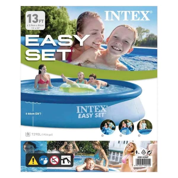 INTEX Svømmebasseng Easy Set 396x84 cm 28143NP