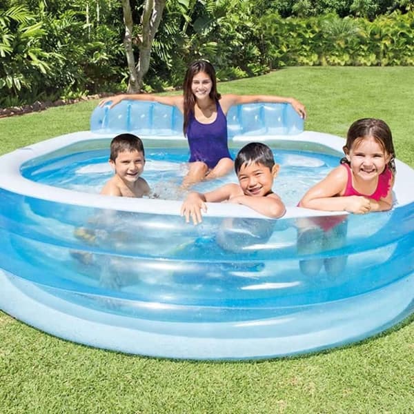 INTEX Swim Center Oppblåsbart basseng Family Lounge Pool 57190NP