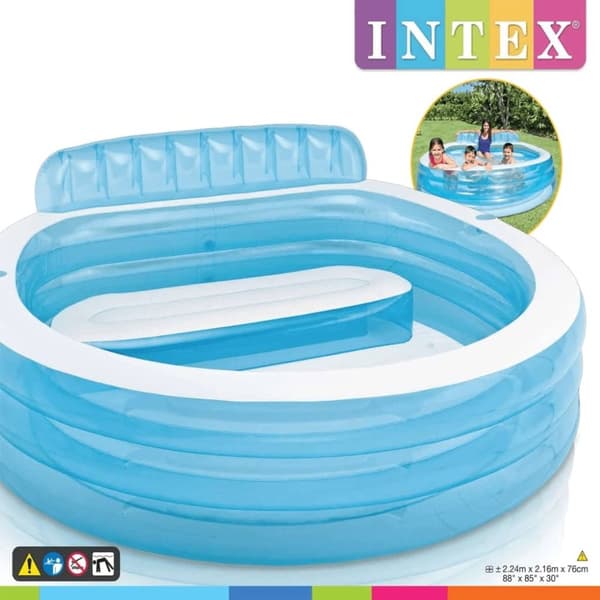INTEX Uppblåsbar pool Family Lounge Pool 57190NP