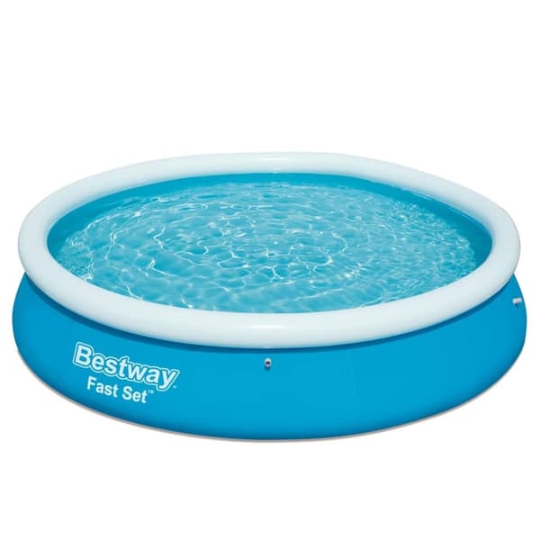 Bestway Fast Set oppusteligt badebassin 366x76 cm rundt 57273