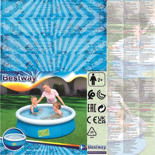 Bestway Rammebasseng My First Frame Pool 152x38 cm