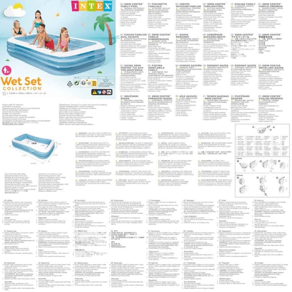 INTEX Swim Center Family Pool Uima-allas 305x183x56 cm