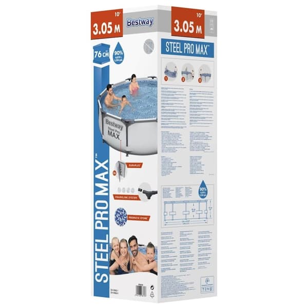 Bestway Steel Pro MAX Svømmebasseng 305x76 cm