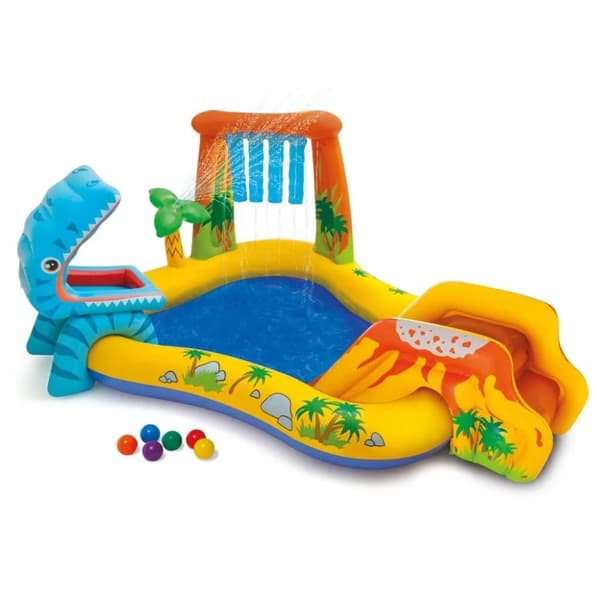 INTEX badebassin 249x191x109 cm Dinosaur Play Center 57444NP