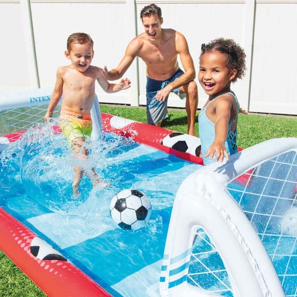 INTEX oppusteligt sportslegecenter 325x267x102 cm