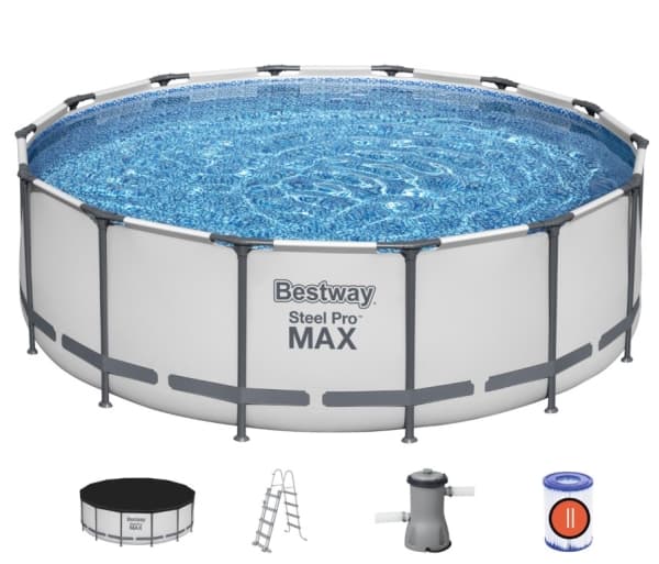 Steel Pro Max rund Pool 427x122cm m/tilbehør