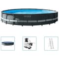 Miniatyrbild 2 av 8: INTEX Pool med tillbehör Ultra XTR Frame rund 610x122 cm