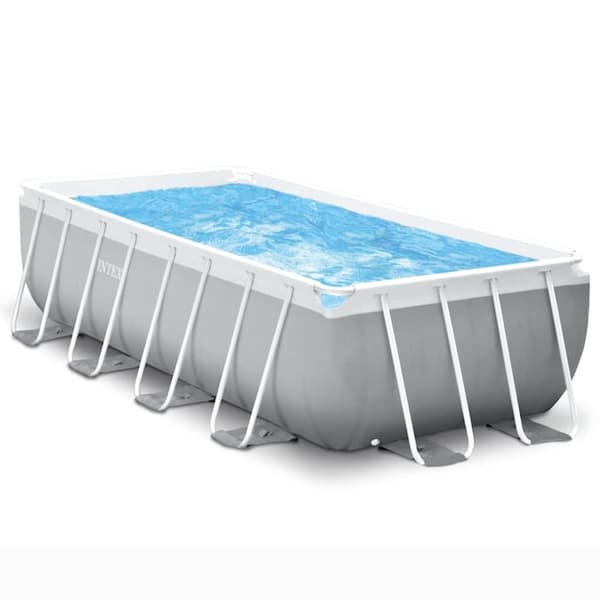 INTEX swimmingpoolsæt Prism Frame 400x200x100 cm rektangulær