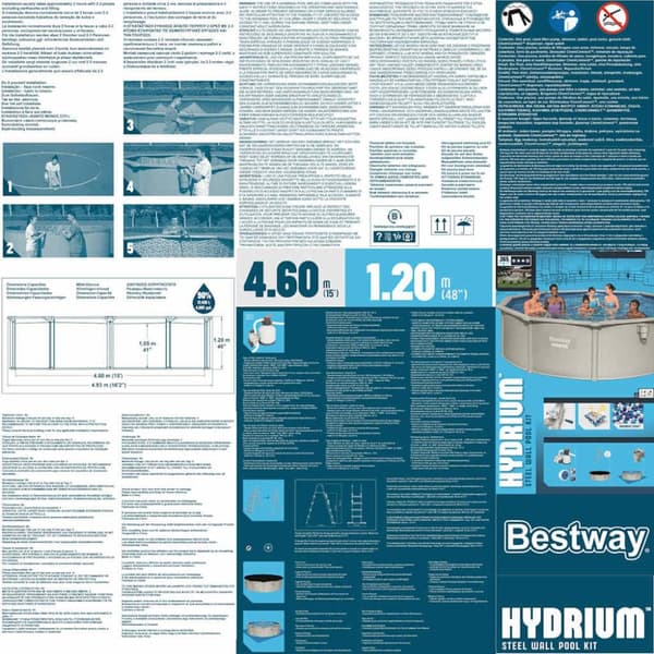 Bestway Poolset Hydrium 460x120 cm