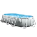 Miniatyrbillede 2 af 10: INTEX Prism Frame swimmingpoolsæt 503x274x122 cm oval 26796GN