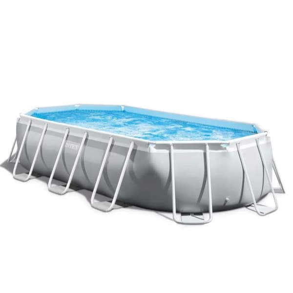 INTEX Prism Frame swimmingpoolsæt 503x274x122 cm oval 26796GN