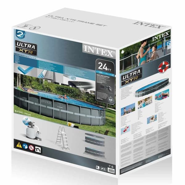 INTEX Pool Ultra XTR Frame set rund 732x132 cm 26340GN