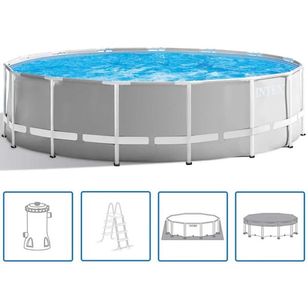 INTEX Pool med tillbehör Prism Frame 457x122 cm 26726GN