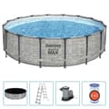 Miniatyrbild 2 av 9: Bestway Pool Power Steel rund 488x122 cm