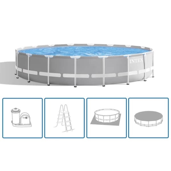 INTEX Prism Frame swimmingpoolsæt 549x122 cm 26732GN